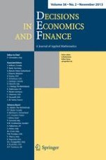 Decisions in Economics and Finance 2/2013