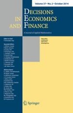 Decisions in Economics and Finance 2/2014