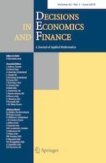 Decisions in Economics and Finance 1/2019