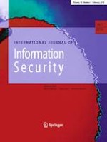 International Journal of Information Security 1/2019