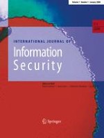 International Journal of Information Security 1/2008