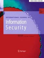 International Journal of Information Security 5/2009