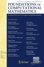 Foundations of Computational Mathematics 6/2010