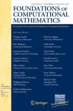 Foundations of Computational Mathematics 4/2012