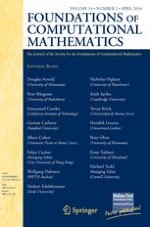 Foundations of Computational Mathematics 2/2014