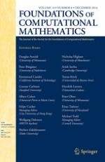 Foundations of Computational Mathematics 6/2014