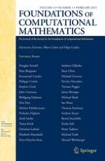 Foundations of Computational Mathematics 1/2015
