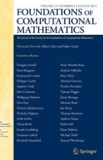 Foundations of Computational Mathematics 4/2015
