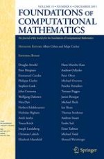 Foundations of Computational Mathematics 6/2015
