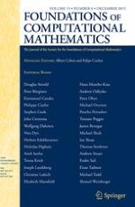 Foundations of Computational Mathematics 6/2015