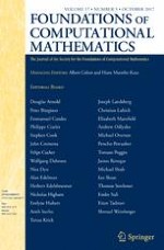 Foundations of Computational Mathematics 5/2017