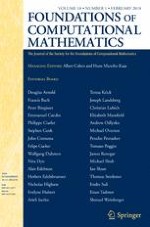 Foundations of Computational Mathematics 1/2018