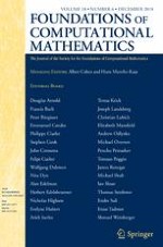 Foundations of Computational Mathematics 6/2018
