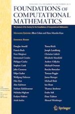 Foundations of Computational Mathematics 5/2019