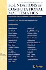 Foundations of Computational Mathematics 5/2020