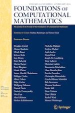 Foundations of Computational Mathematics 1/2024