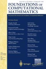 Foundations of Computational Mathematics 1/2008
