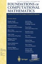 Foundations of Computational Mathematics 6/2008