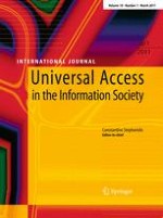 Universal Access in the Information Society 1/2011