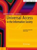 Universal Access in the Information Society 1/2012