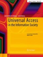 Universal Access in the Information Society 1/2015