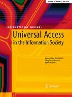 Universal Access in the Information Society 2/2016