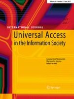 Universal Access in the Information Society 2/2017