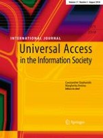 Universal Access in the Information Society 3/2018
