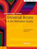 Universal Access in the Information Society 3/2019