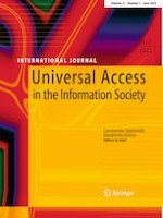 Universal Access in the Information Society 2/2022