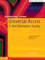 Universal Access in the Information Society 1/2023