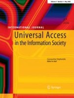 Universal Access in the Information Society 4/2006