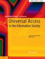 Universal Access in the Information Society 1/2006