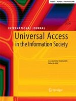 Universal Access in the Information Society 3/2006