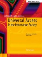 Universal Access in the Information Society 2/2010