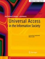 Universal Access in the Information Society 3/2010