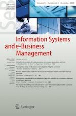 Information Systems and e-Business Management 2-4/2019