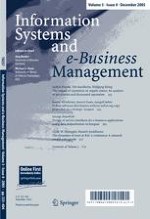 Information Systems and e-Business Management 4/2005