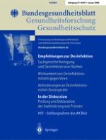 Bundesgesundheitsblatt - Gesundheitsforschung - Gesundheitsschutz 1/2004