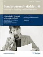 Bundesgesundheitsblatt - Gesundheitsforschung - Gesundheitsschutz 11/2005