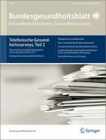 Bundesgesundheitsblatt - Gesundheitsforschung - Gesundheitsschutz 12/2005