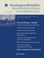 Bundesgesundheitsblatt - Gesundheitsforschung - Gesundheitsschutz 5/2005