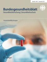 Bundesgesundheitsblatt - Gesundheitsforschung - Gesundheitsschutz 11/2017