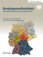 Bundesgesundheitsblatt - Gesundheitsforschung - Gesundheitsschutz 12/2017