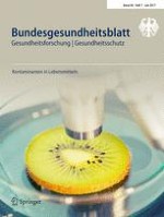 Bundesgesundheitsblatt - Gesundheitsforschung - Gesundheitsschutz 7/2017