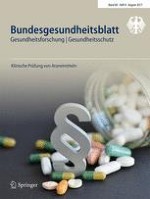 Bundesgesundheitsblatt - Gesundheitsforschung - Gesundheitsschutz 8/2017