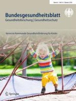 Bundesgesundheitsblatt - Gesundheitsforschung - Gesundheitsschutz 10/2018