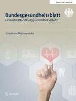 Bundesgesundheitsblatt - Gesundheitsforschung - Gesundheitsschutz 3/2018