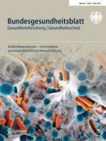 Bundesgesundheitsblatt - Gesundheitsforschung - Gesundheitsschutz 5/2018