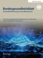 Bundesgesundheitsblatt - Gesundheitsforschung - Gesundheitsschutz 7/2018